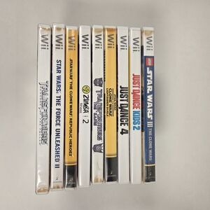 Nintendo Wii‎ Video Game Collection - White